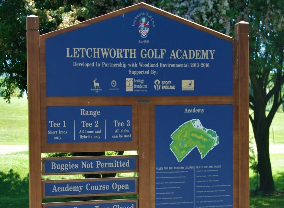 The Academy Course Letchworth Golf Club, located in Letchworth